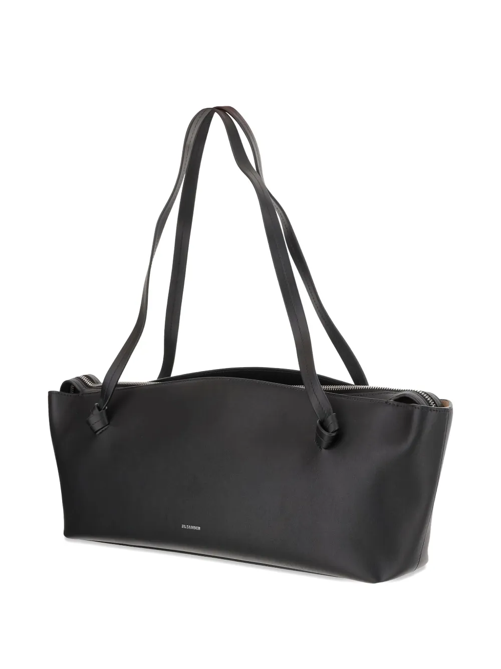 Jil Sander Big Joanna leren schoudertas Zwart