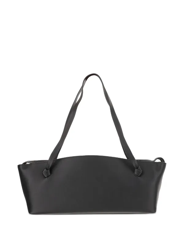 Jil Sander Big Joanna レザーショルダーバッグ | ブラック | FARFETCH JP