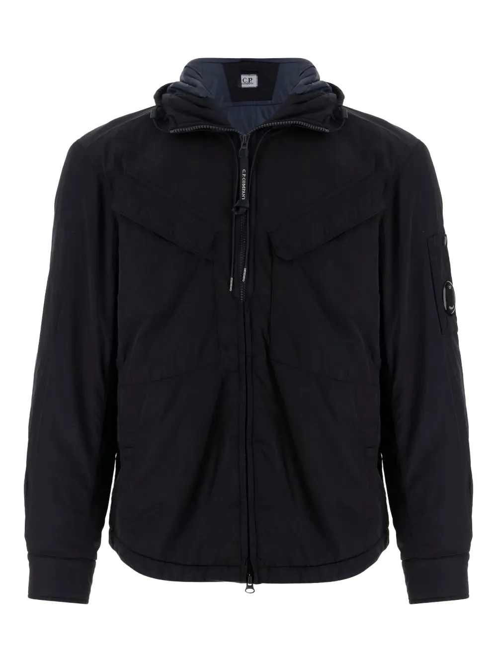 C.P. Company Chrome hooded pocket jacket | Black | Image 1