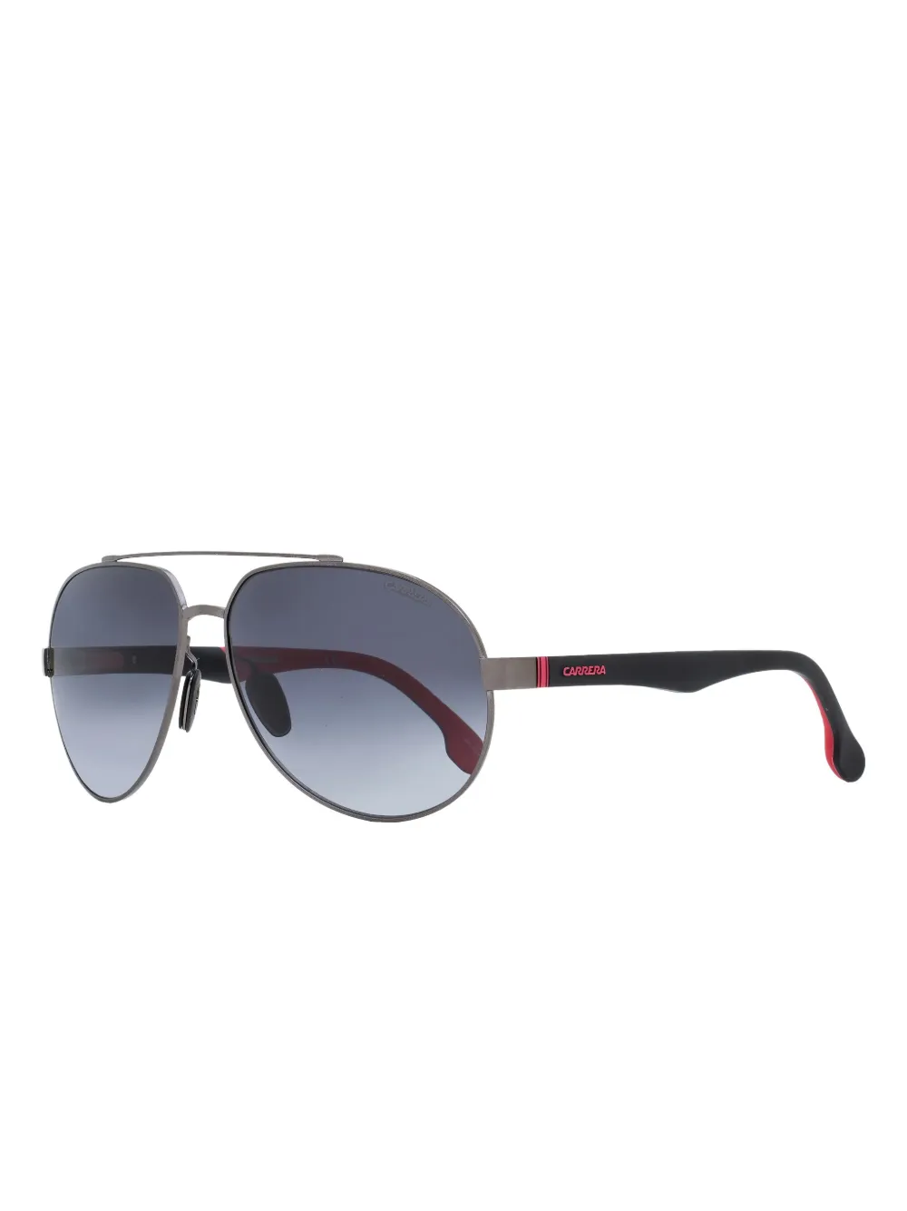 Carrera double-bridged pilot sunglasses Zilver