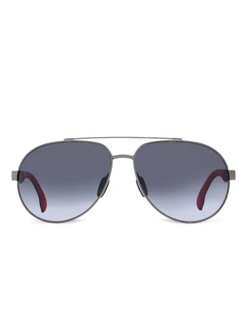 Carrera double-bridged pilot sunglasses