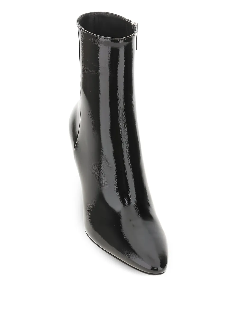 Gianvito Rossi 80mm patent leather stiletto boots Black
