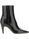 Gianvito Rossi 80mm patent leather stiletto boots - Black