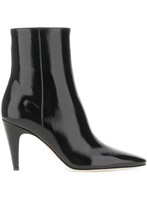 Gianvito Rossi 80mm patent leather stiletto boots