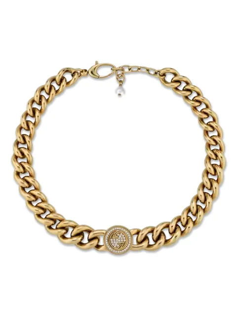 Gucci curb-chain necklace