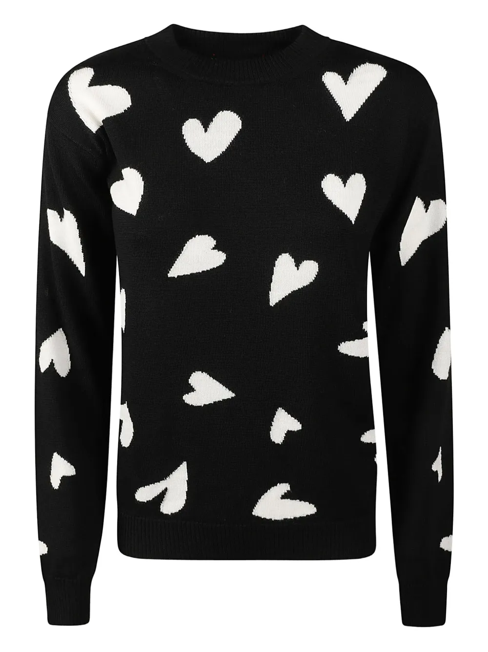 Max Mara Arold Crew-neck Wool Sweater In Black