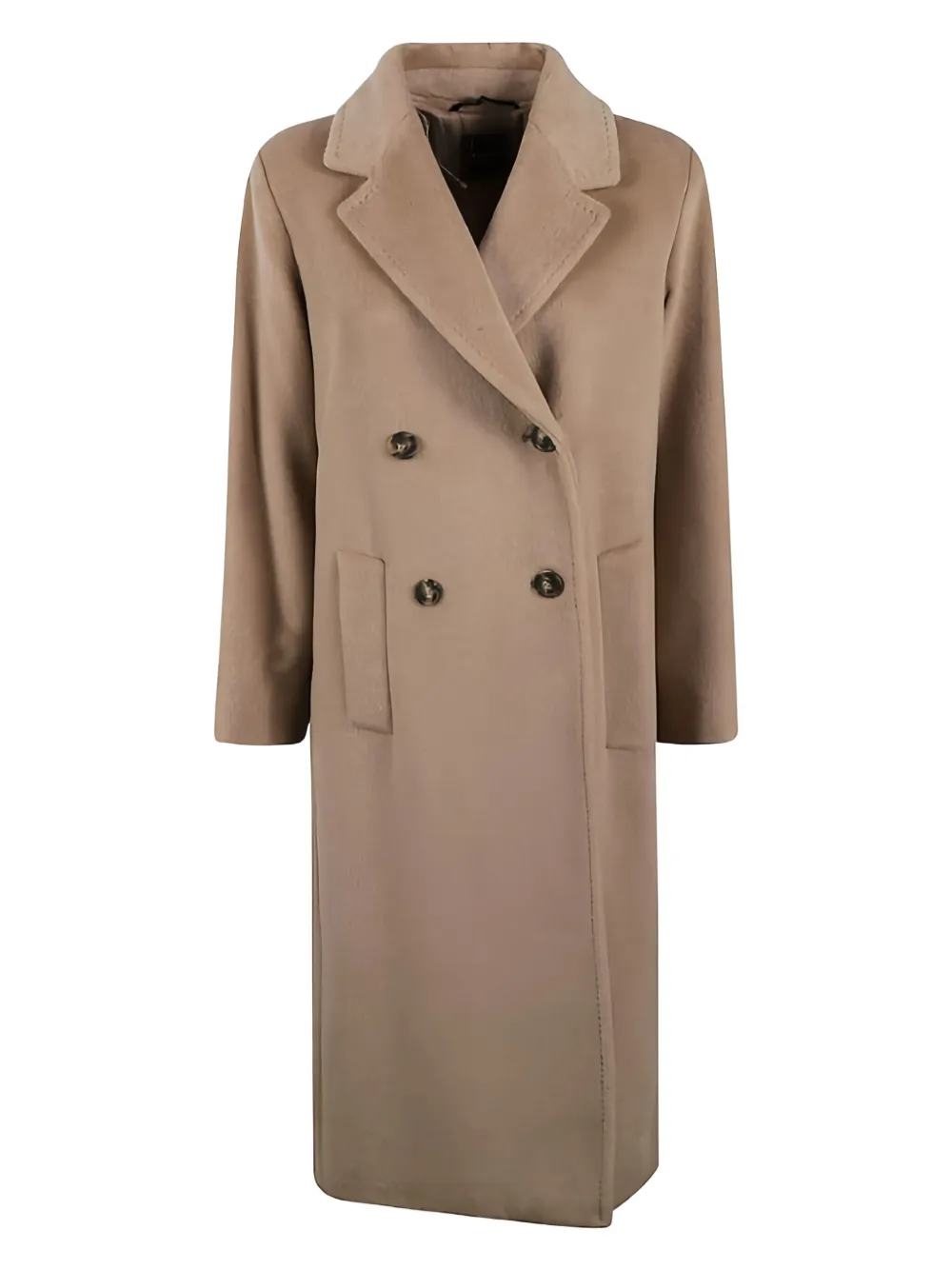 Weekend Max Mara Zufolo Double-breasted Wool Coat In Neutral