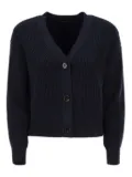 Weekend Max Mara ribbed button cardigan - Blue