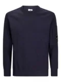 C.P. Company crew neck lens pocket jumper - Black