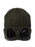 C.P. Company goggle-detail wool hat - Green