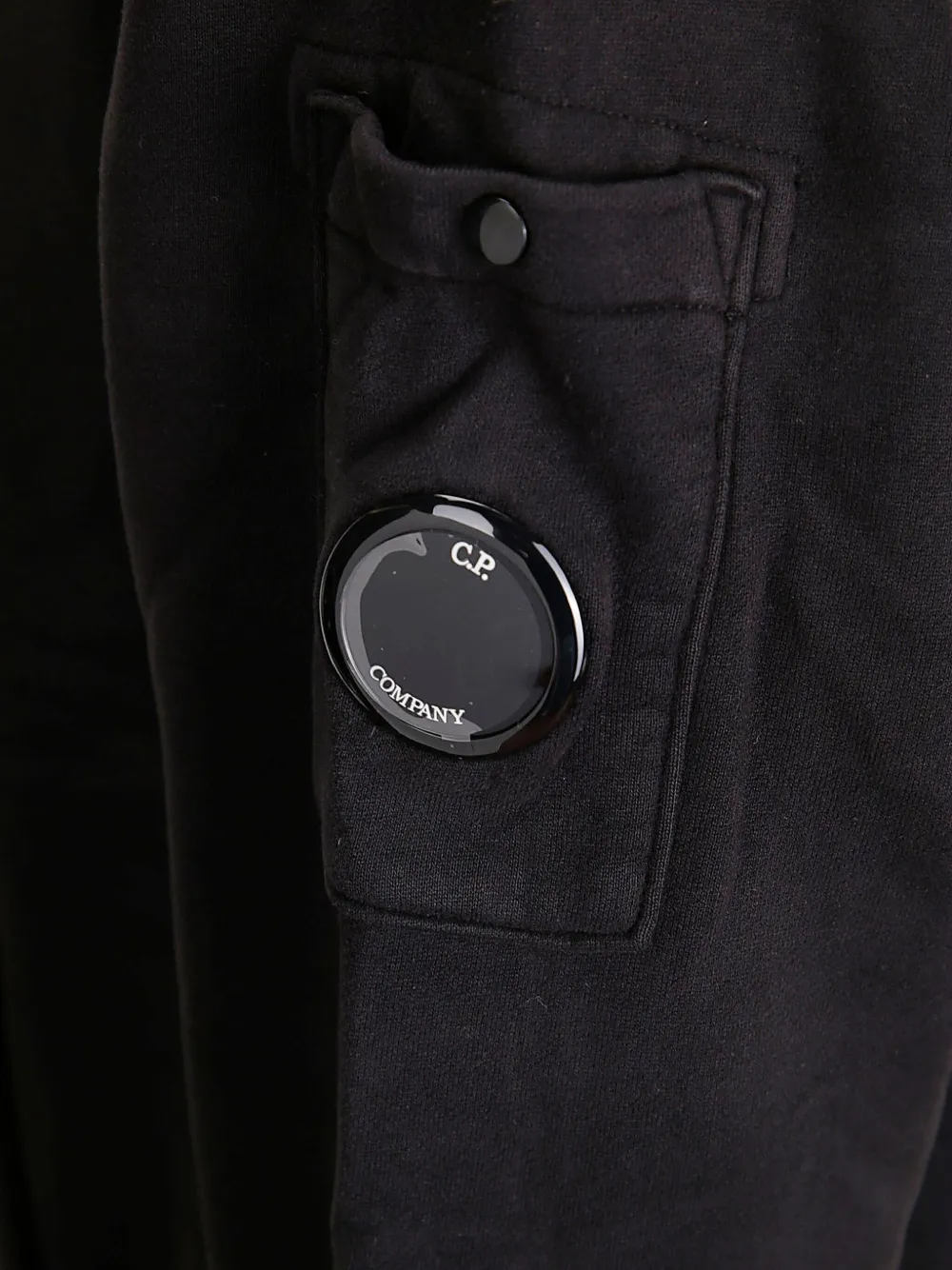 C.P. Company Hoodie met rits Zwart