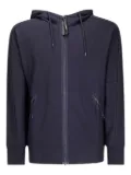 C.P. Company goggle-detail hooded sweatshirt - Blue