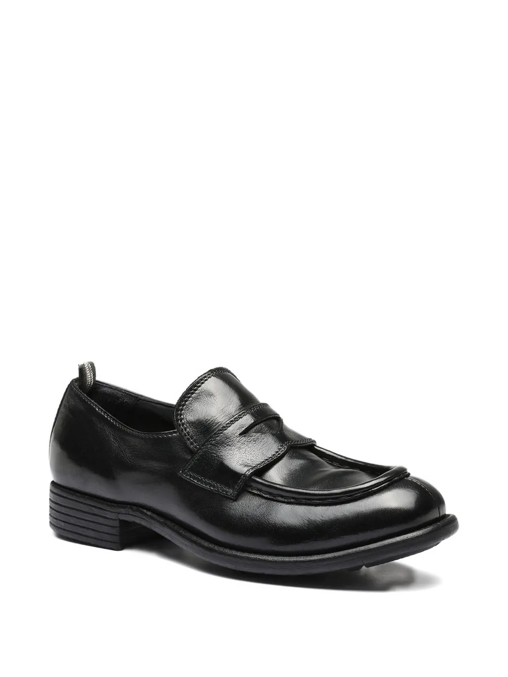 Officine Creative penny leather loafers Black