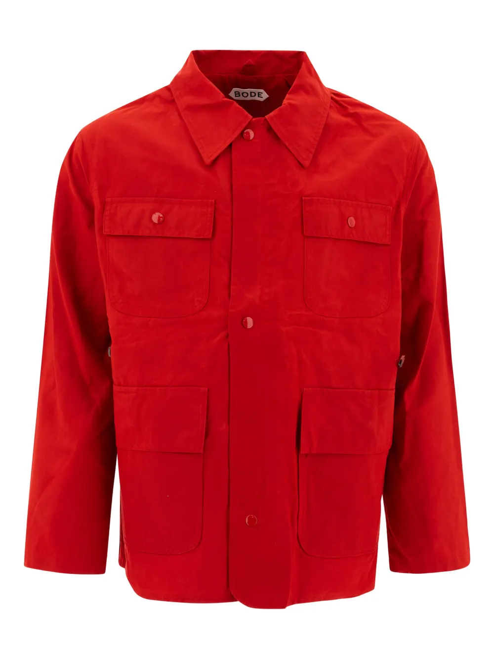 BODE button-down pocket jacket Rood