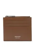 Ferragamo zip-top card holder - Brown
