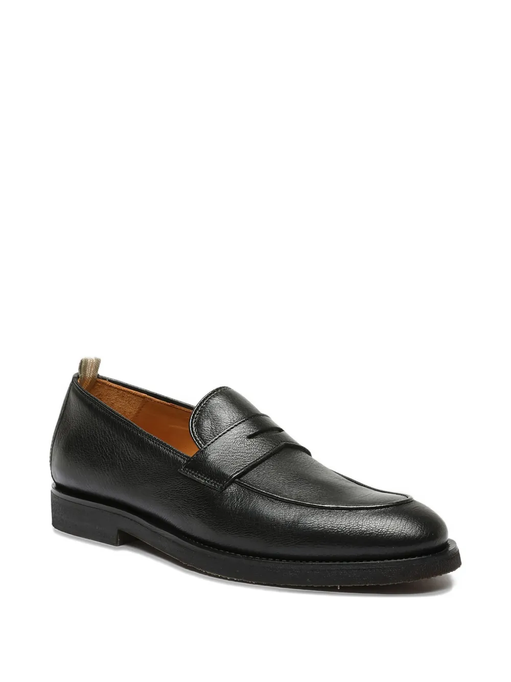 Officine Creative penny leather loafers Black