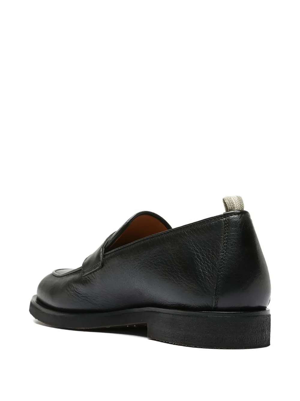 Officine Creative penny leather loafers Black