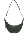 KHAITE Small Augustina crescent leather cross body bag - Green