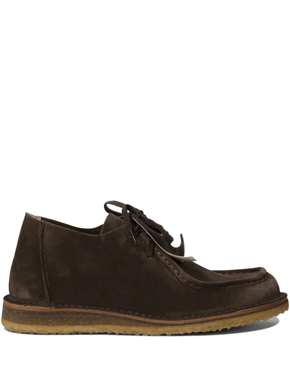 Astorflex lace-up suede loafers Brown