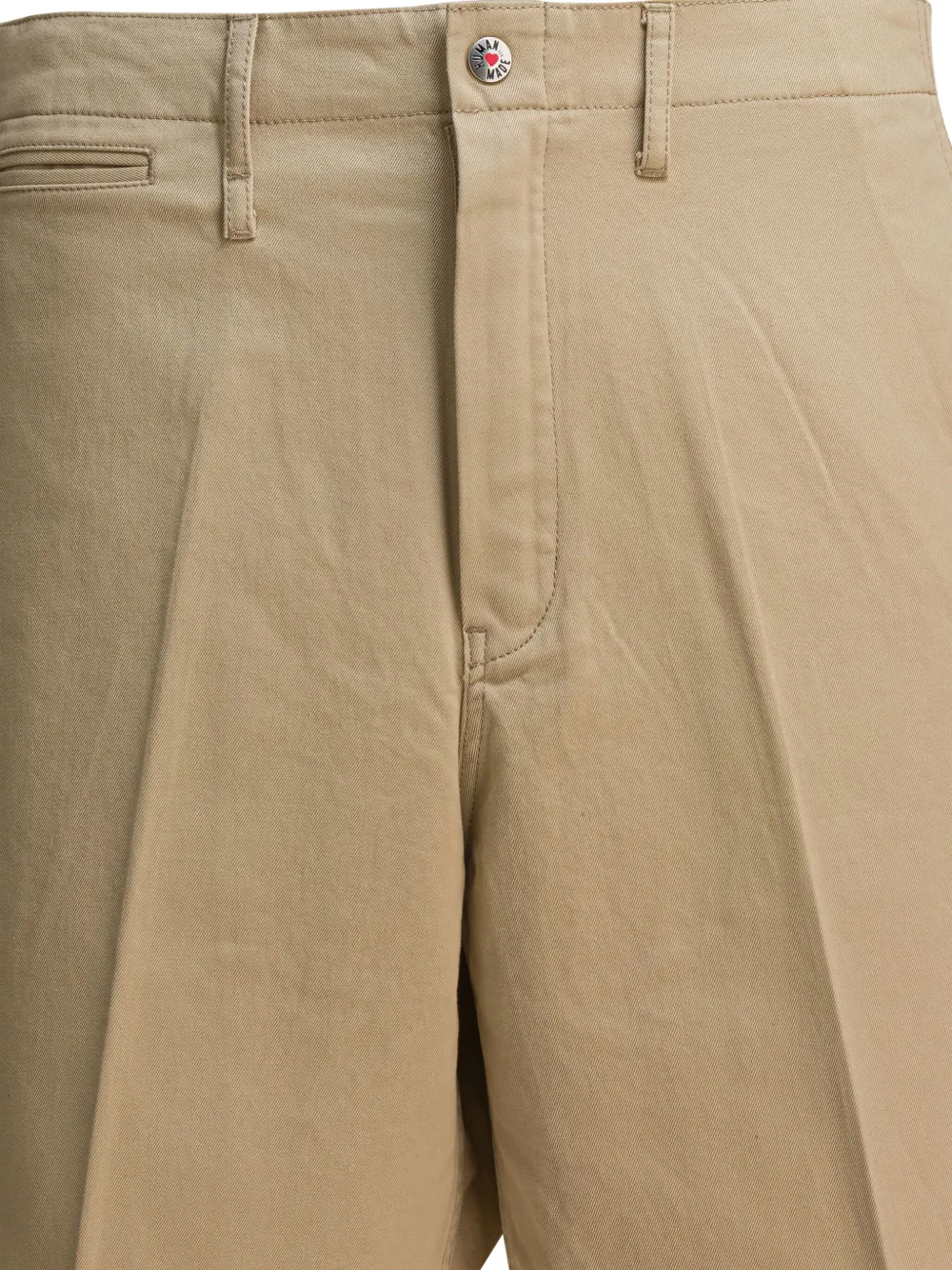 Human Made Chino shorts met knoopsluiting Beige
