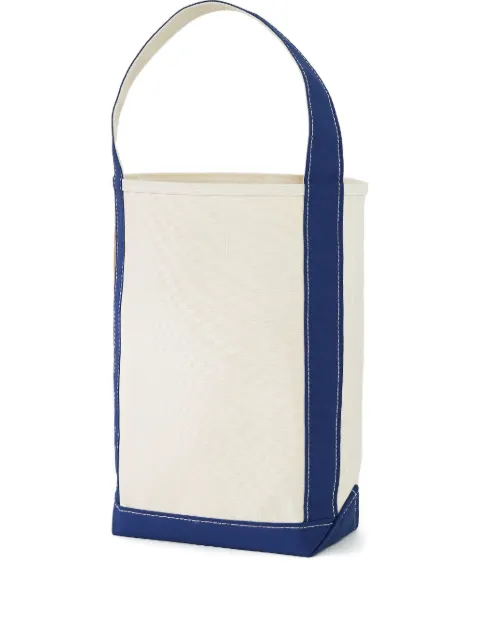 TEMBEA two-tone canvas tote bag