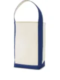 TEMBEA two-tone canvas tote bag - White