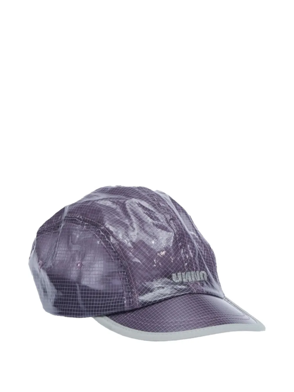 Unna Grid-pattern Five-panel Cap Hat