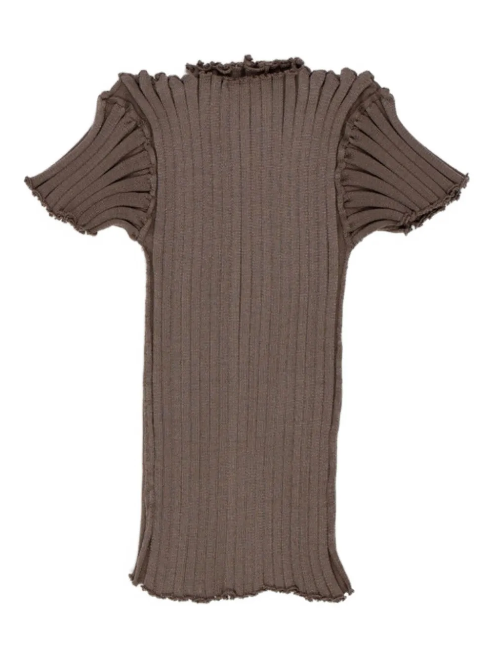 A. ROEGE HOVE Katrine ribbed cardigan Bruin