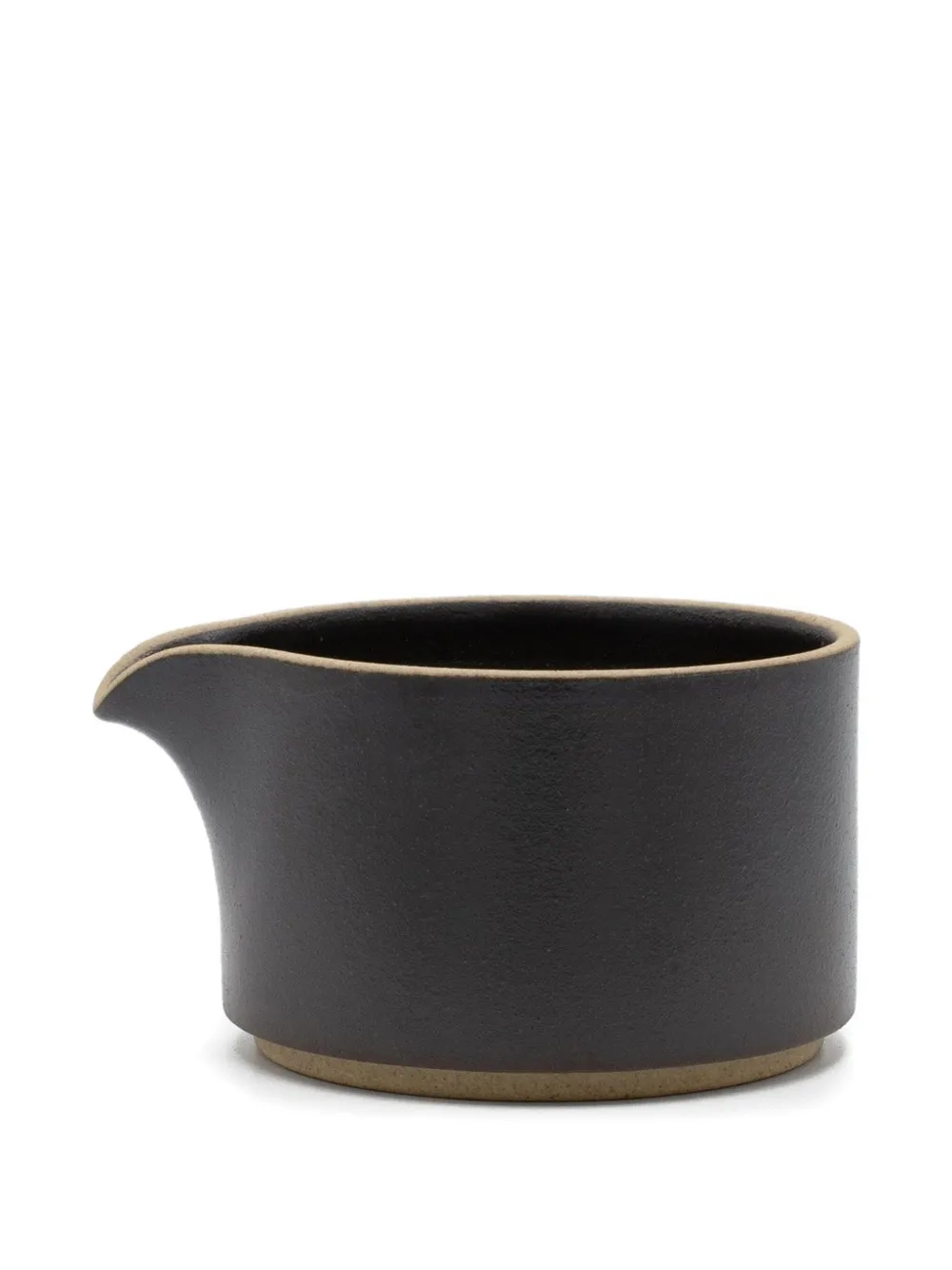 Hasami Porcelain Curved Creamer Bowl (55cm) In Black