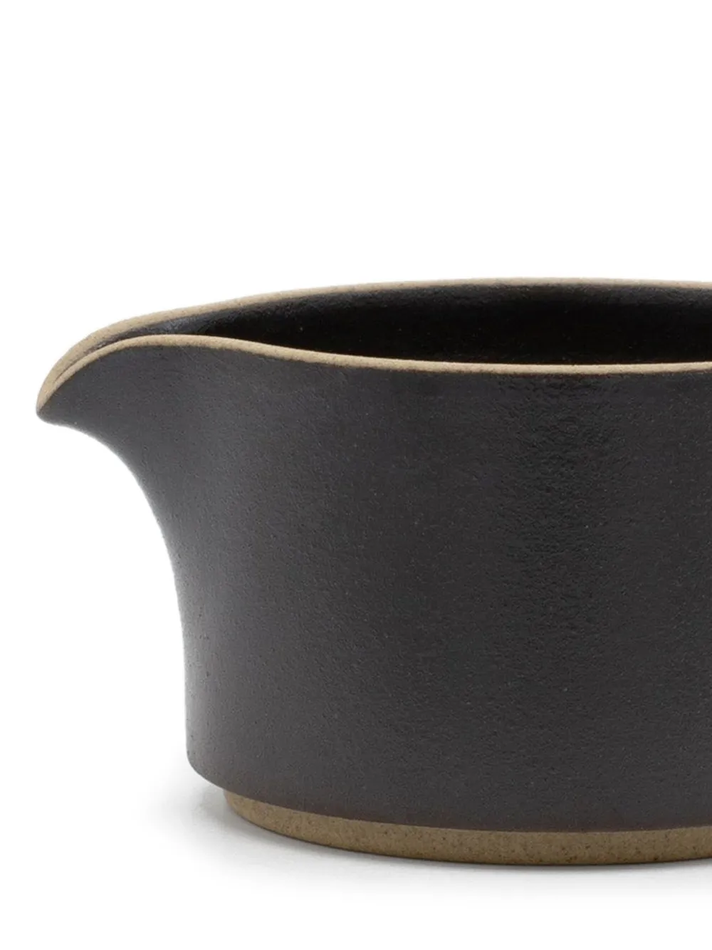 Hasami Porcelain Curved Creamer Bowl (55cm) In Black