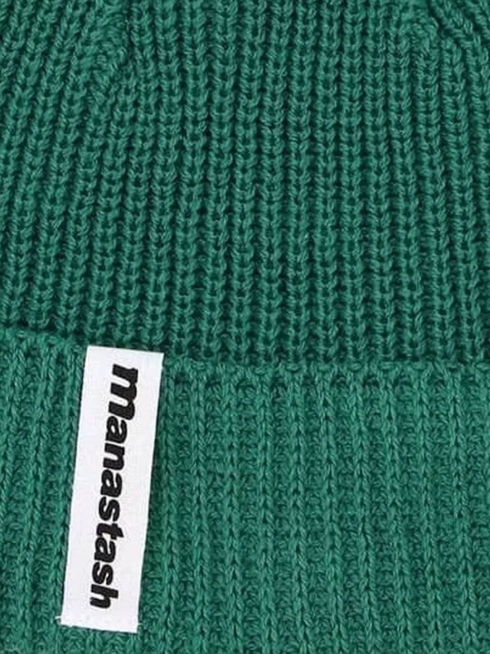 MANASTASH Geribbelde muts - Groen