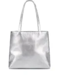 Hai Little metallic leather tote bag - Silver