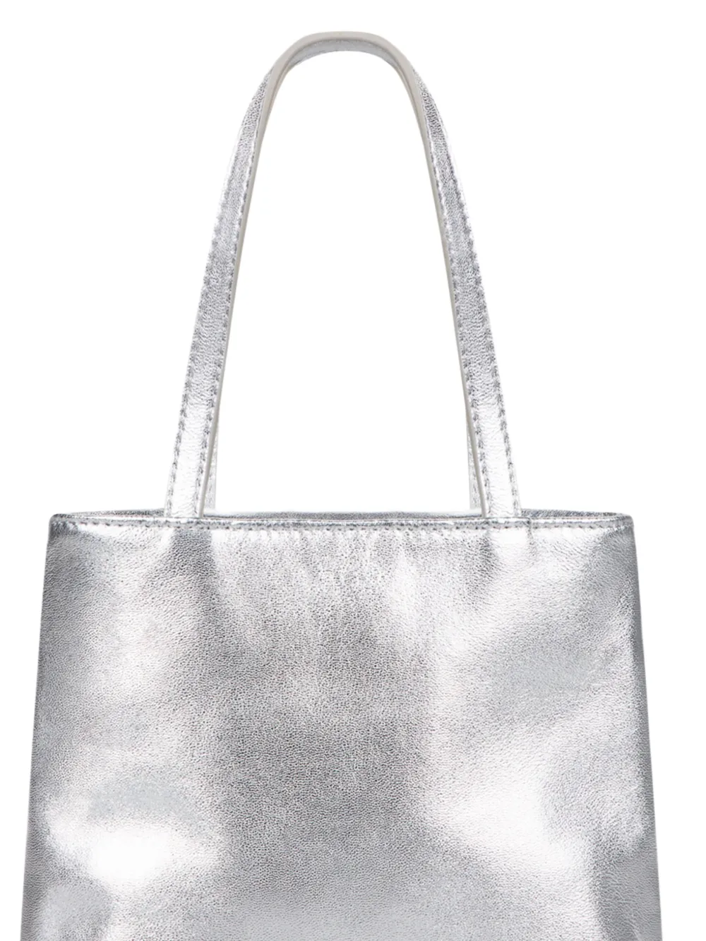 Hai Little metallic leren shopper - Zilver