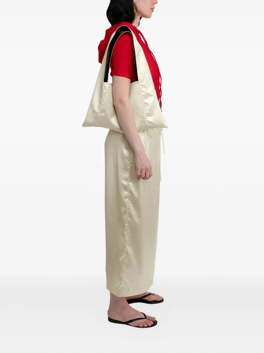  Coa Nyc Reversible Flat Shoulder Bag - Neutrals 