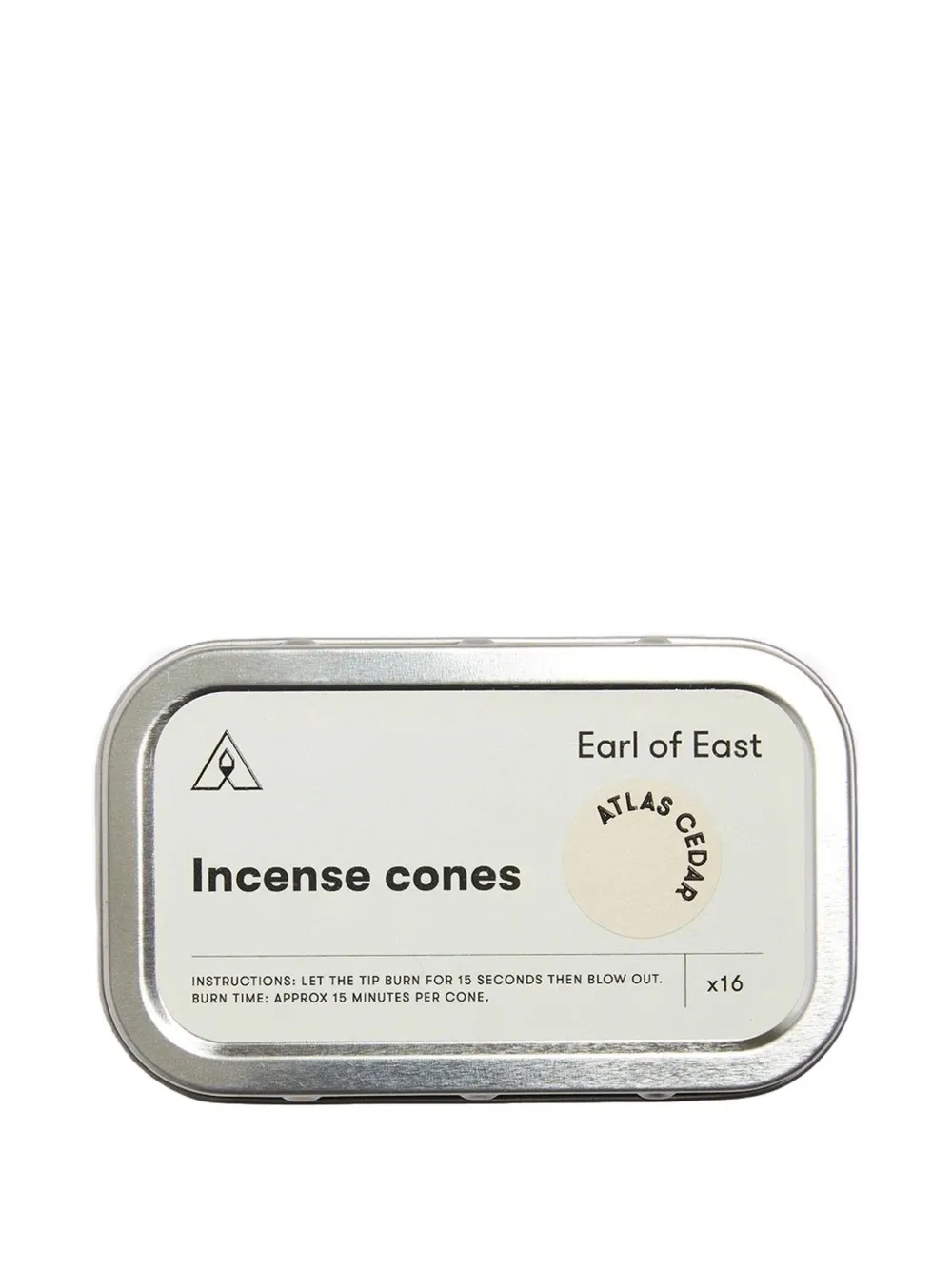 Earl Of East Atlas Cedar Incense Cones In Gray