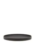 Hasami Porcelain round porcelain plate - Black