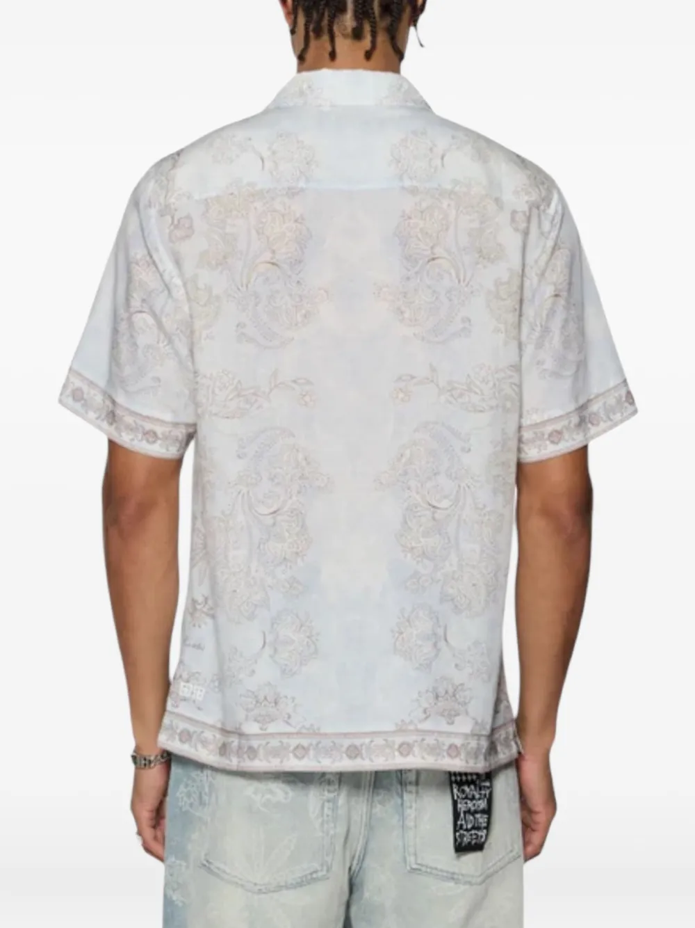 Ksubi Eternity overhemd met bloemenprint Blauw
