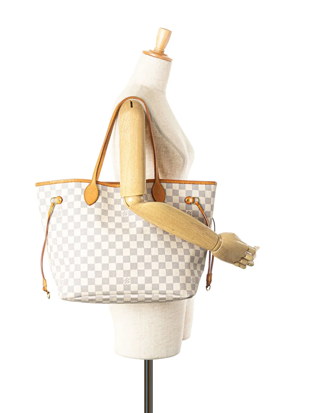 Louis Vuitton Pre-Owned 2011 Damier Azur Neverfull MM tote bag | Pre-Owned | Image 2