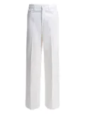 TOTEME logo-patch jeans - White