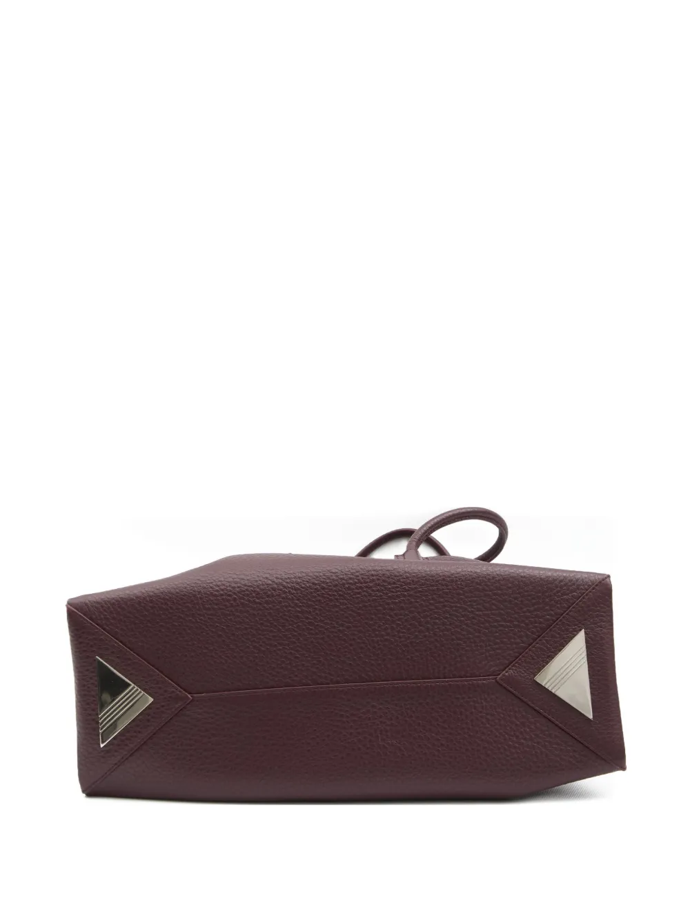 The Attico medium La Passeggiata leather shoulder bag 114|bordeaux