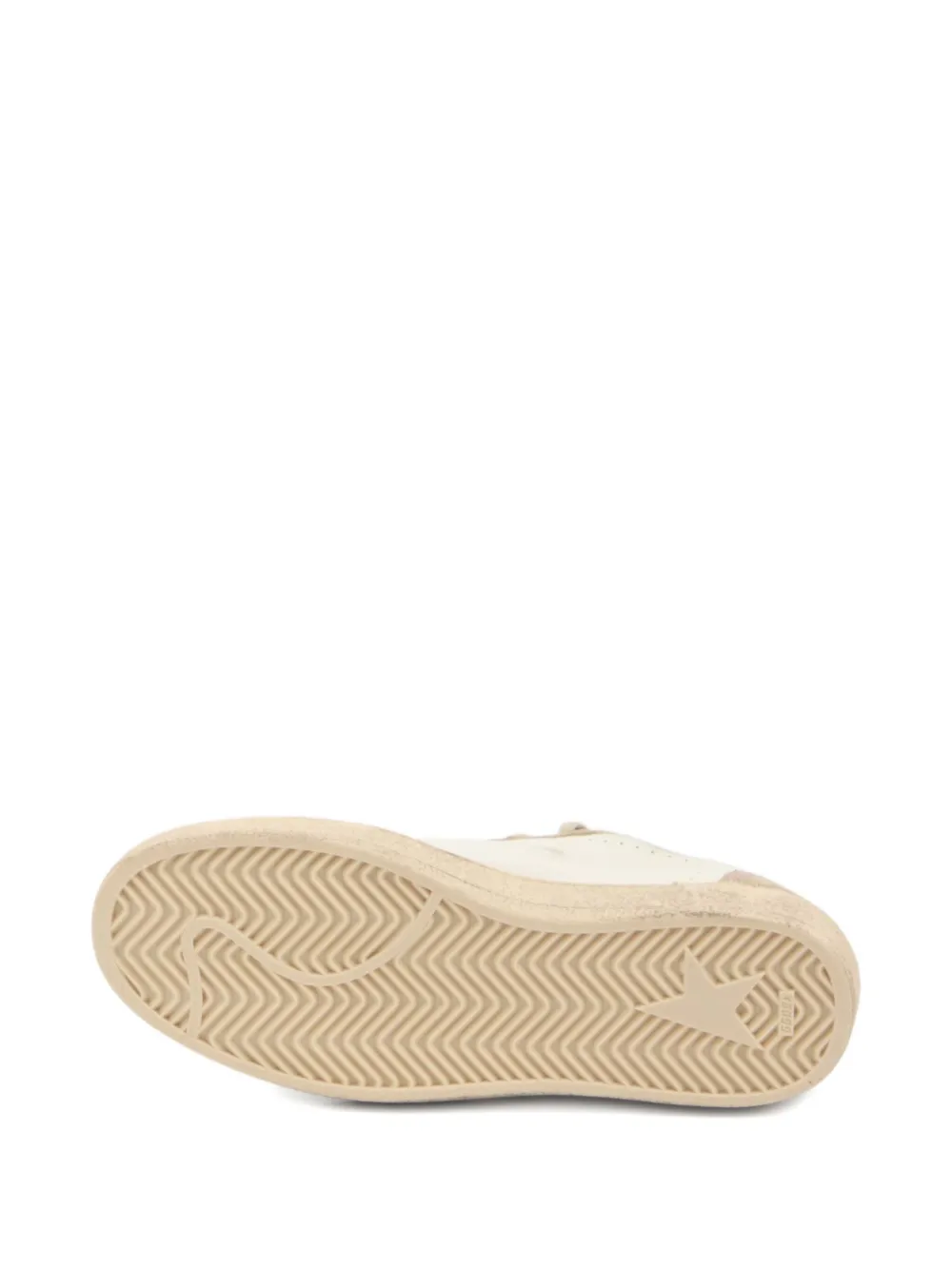 Golden Goose Ball Star suede-insert sneakers Beige