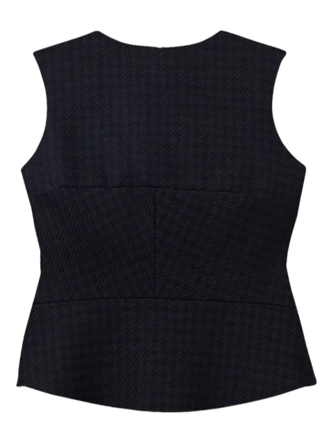St. John houndstooth sleeveless tank top