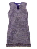 St. John lurex tweed dress - Purple