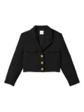 St. John textured button jacket - Black