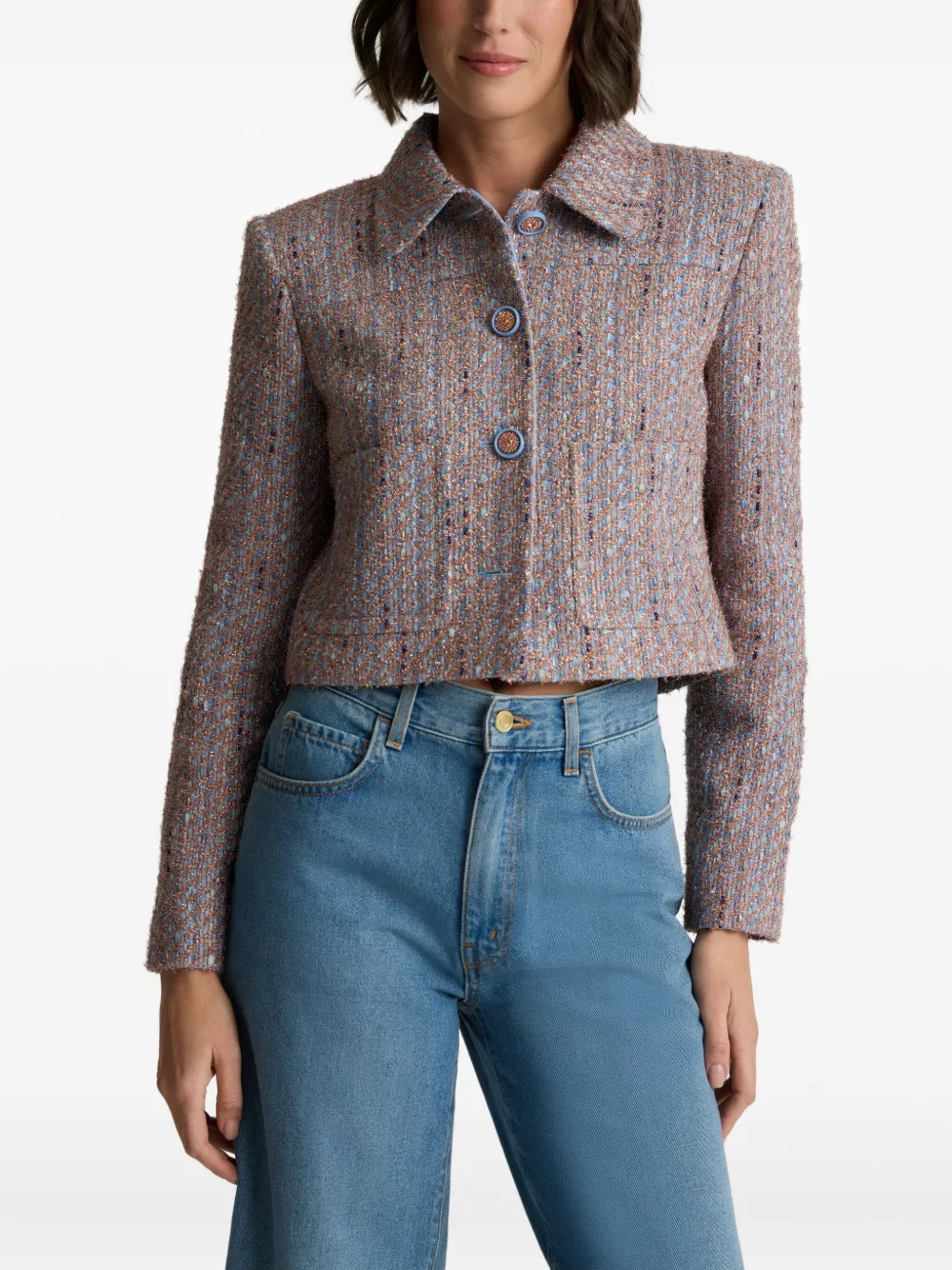 St. John Naomi tweed jack Roze