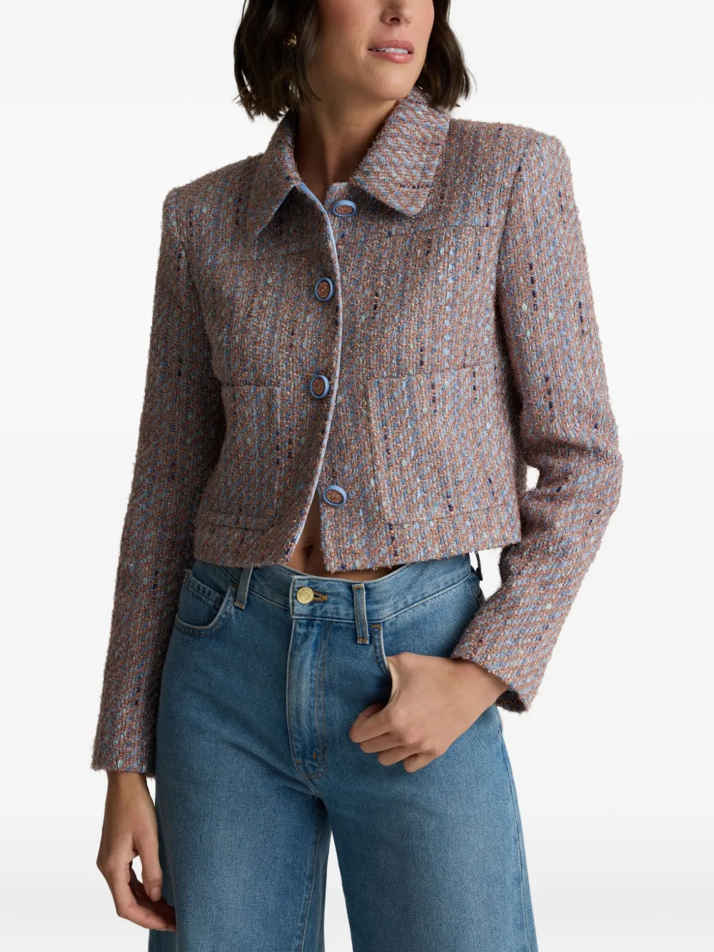 St. John Naomi tweed jack Roze