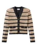 St. John sequin stripedd jacket - Neutrals