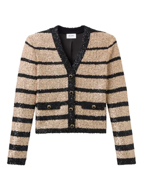 St. John sequin stripedd jacket