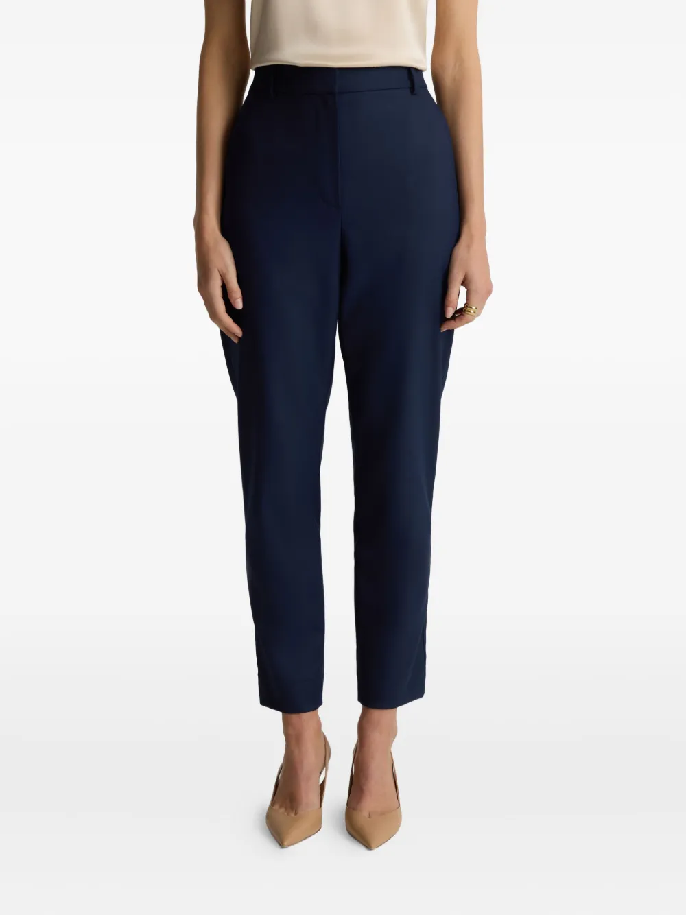 St. John Gabardine broek Blauw