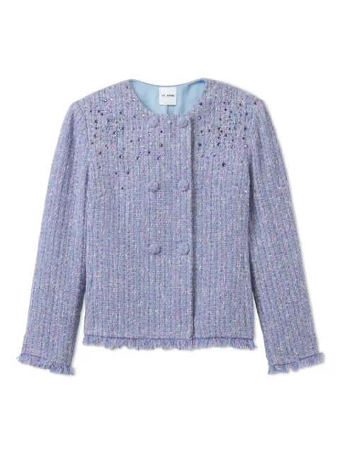 St. John sequin-embellished tweed jacket